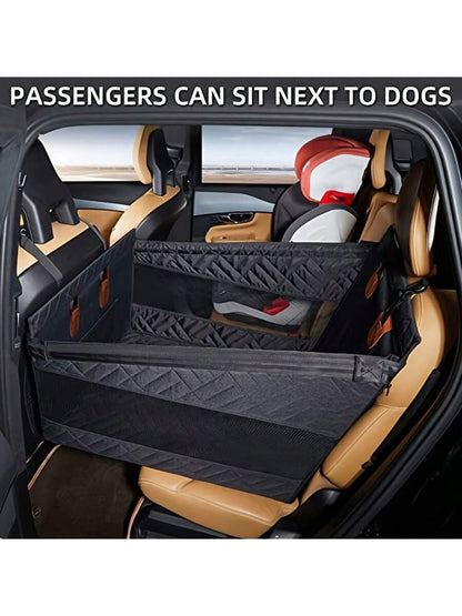 Dog Car Seat for Medium Dogs,Back Seat Extender for Dogs,Large & Small Dog Car Seat Cover for Back Seat, Dog Hammock for Car Back Seat Dog Bed Mattress,Pet Car Seat for Car SUV Truck
